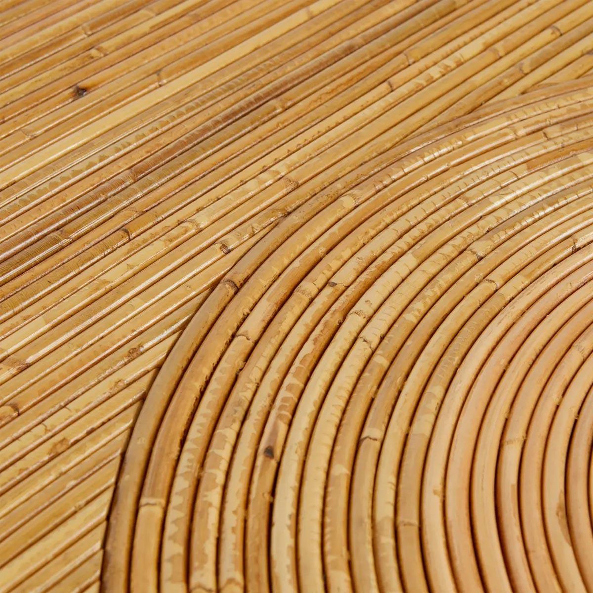 Voir la diapositive 3 : ATMOSPHERA Table basse en rotin  tanae  70cm naturel