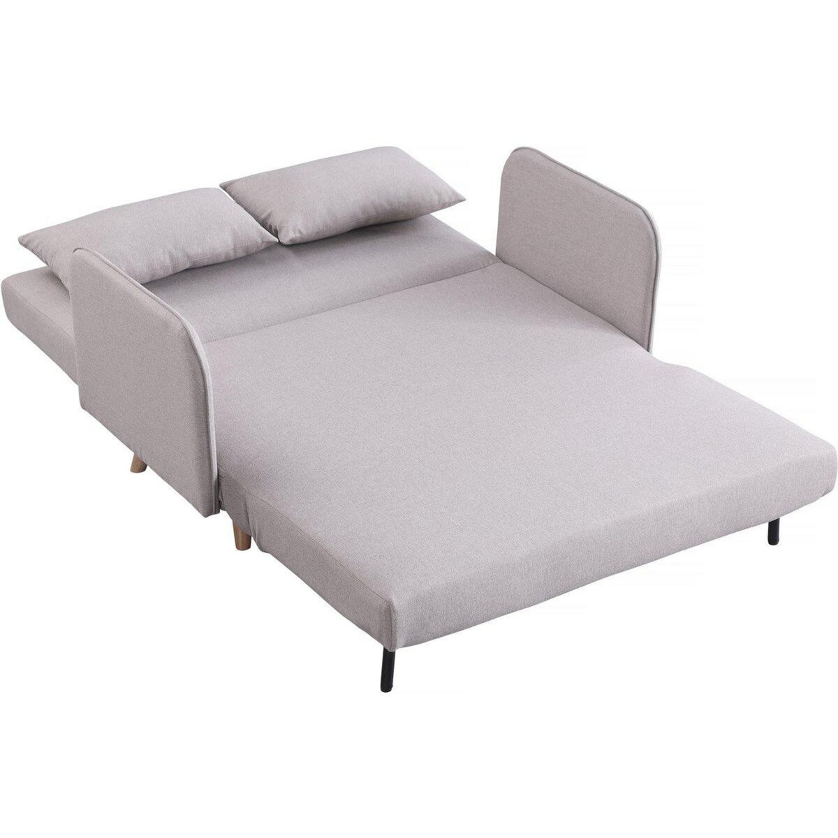 Habitat et Jardin Canapé convertible depliant - 2 places -  Panam  - Beige