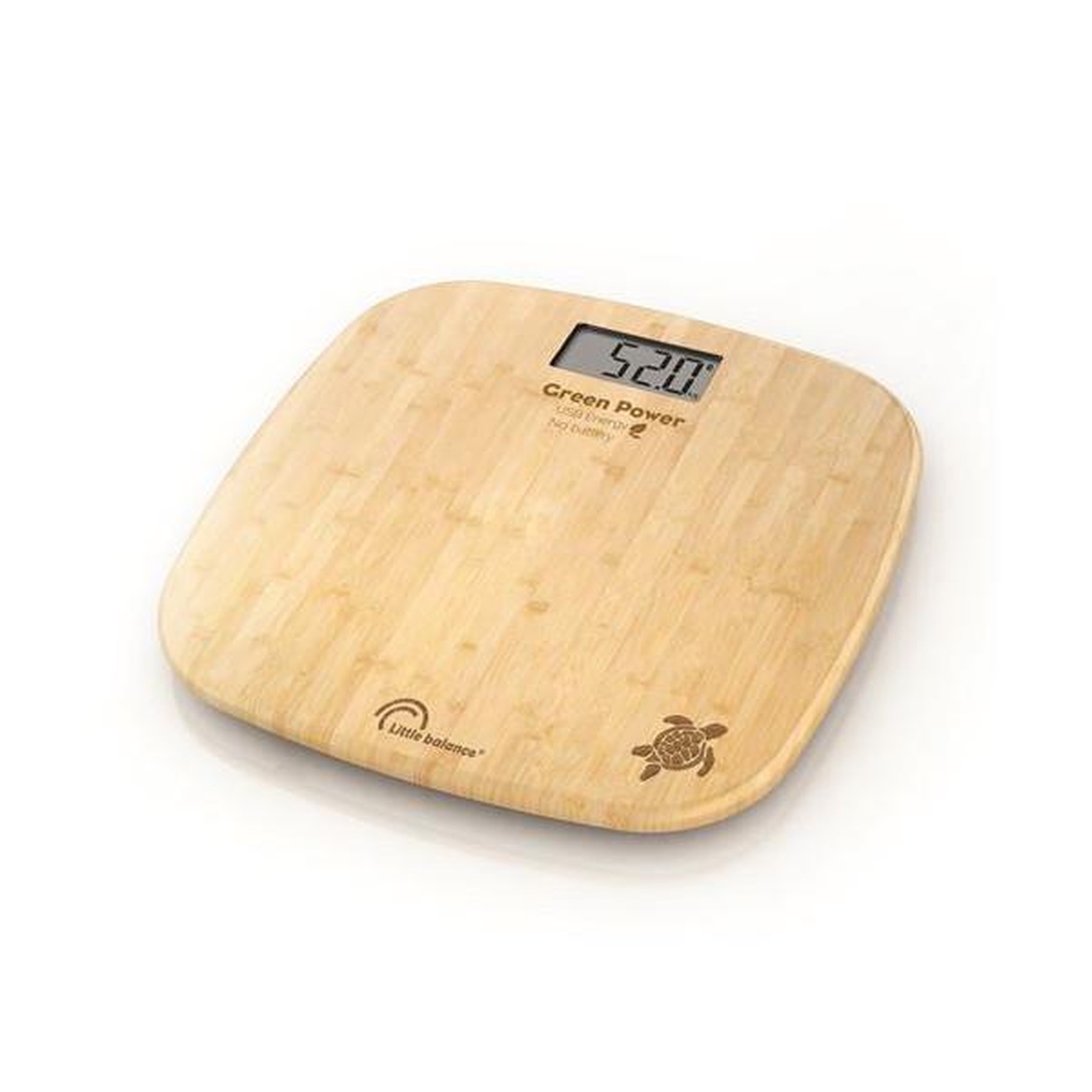 LITTLE BALANCE Pese personnes Little Balance Soft Bambou Tortue USB-R Bois clair