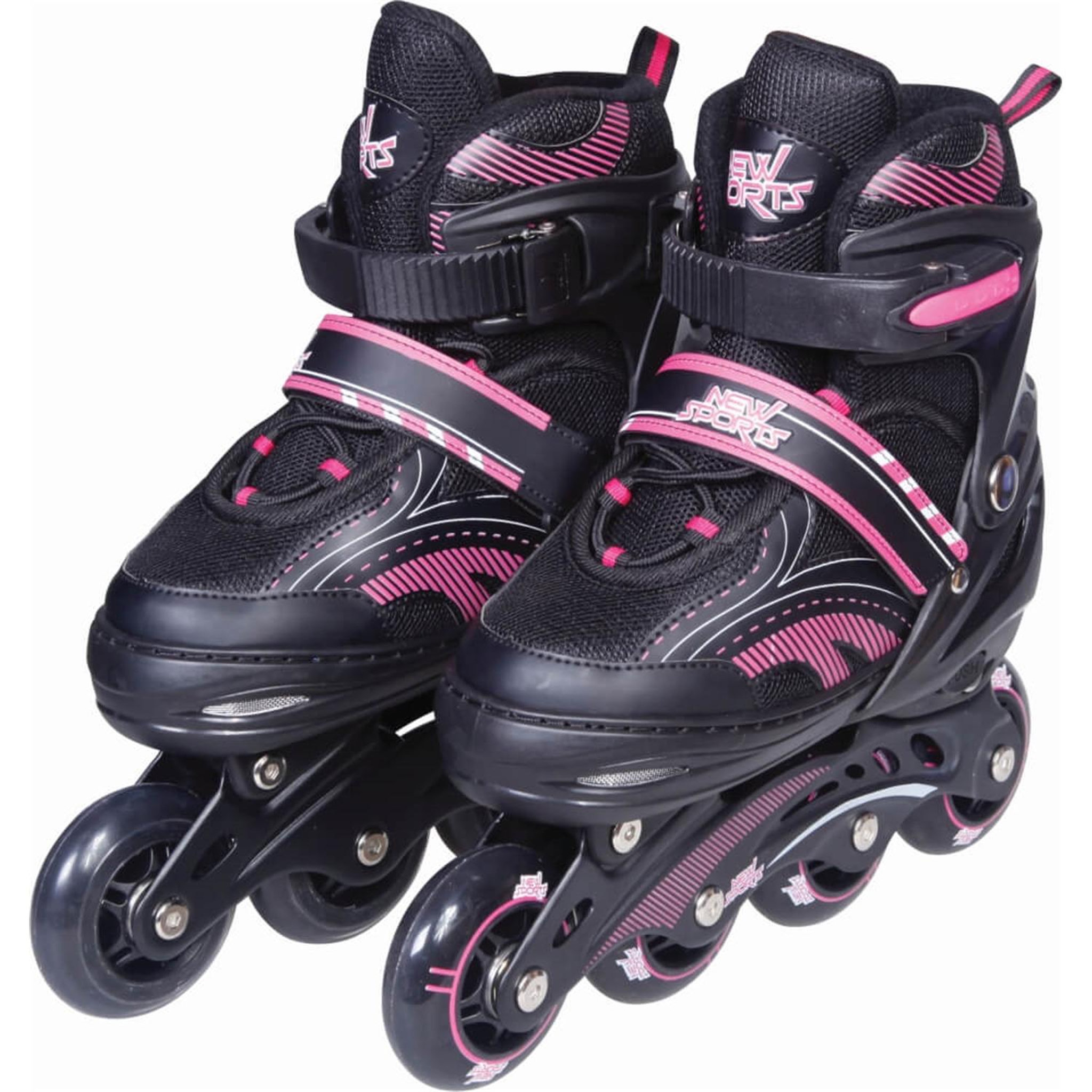 VEDES New Sports Inline Skate ABEC 7 noir rose, Taille 35 - 38