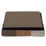 Voir la diapositive 4 : Paris Prix Pouf Coffre Pliable Patchwork  Loic  38cm Marron