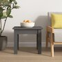 Voir la diapositive 3 : VIDAXL Table basse Gris 35x35x30 cm Bois massif de pin
