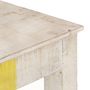Voir la diapositive 4 : VIDAXL Table console Blanc 115x35x77 cm Bois de manguier brut