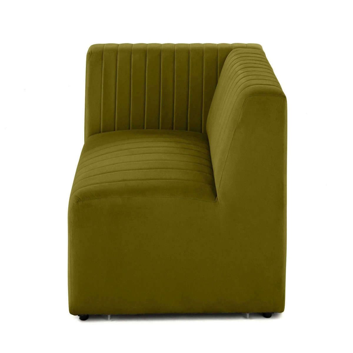 LISA DESIGN Nova - module d'assise gauche - en velours