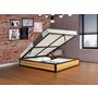 Voir la diapositive 2 : CONCEPT USINE Lit coffre industriel 160 x 200 cm JERSEY