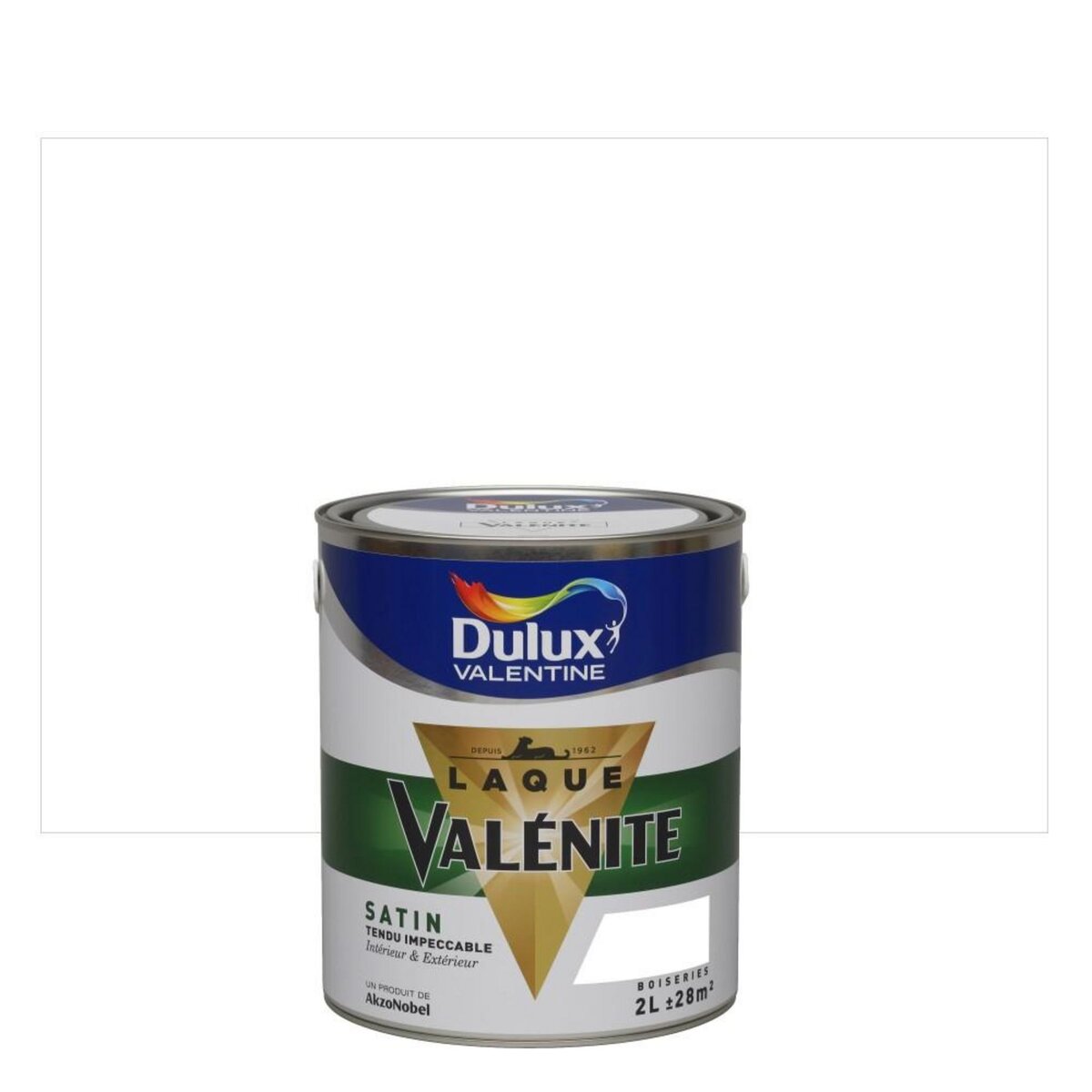 CENTRALE BRICO Peinture laque boiserie Valénite blanc satiné 2 L - DULUX VALENTINE