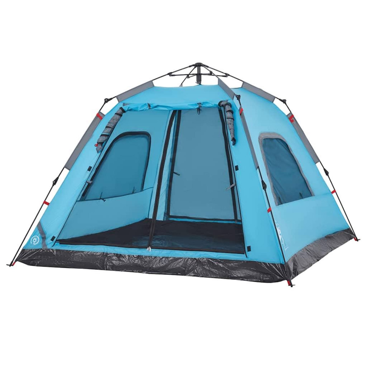 VIDAXL Tente de camping a dome 5 personnes bleu liberation rapide