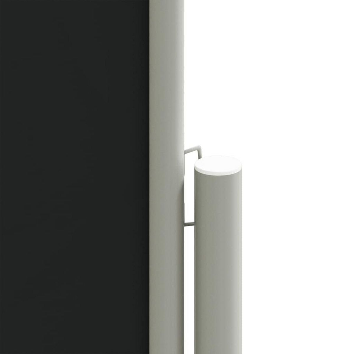 VIDAXL Auvent lateral retractable Noir 140x1200 cm