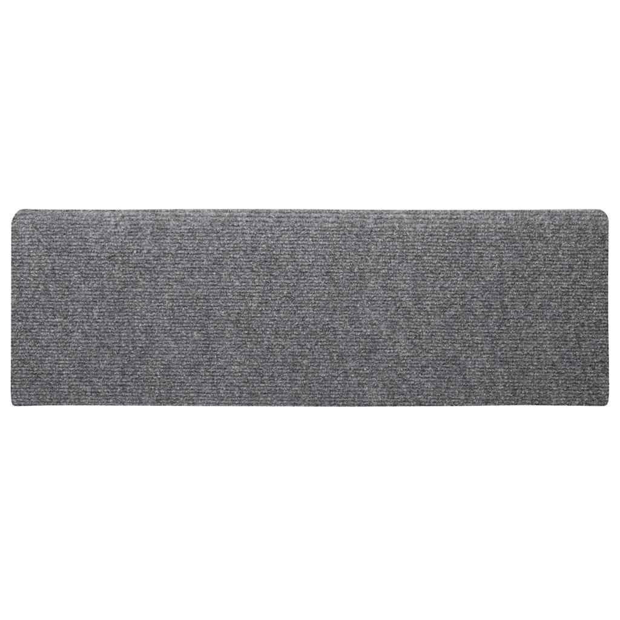 Voir la diapositive 4 : VIDAXL Tapis d'escalier auto-adhesifs 30 pcs gris clair 65x21x4 cm