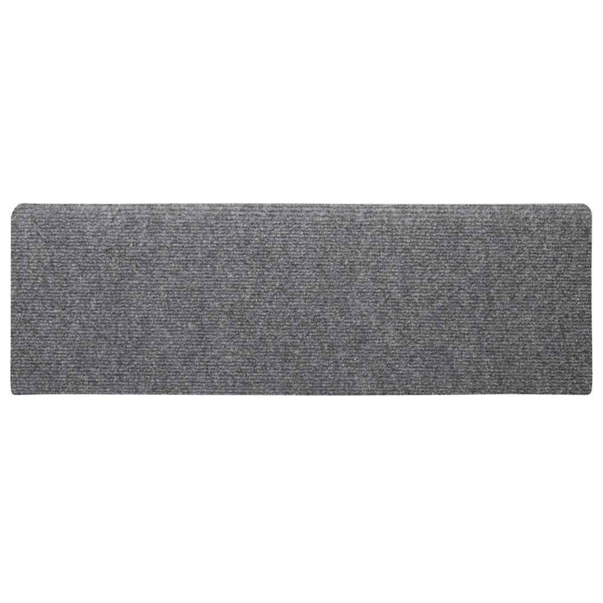 VIDAXL Tapis d'escalier auto-adhesifs 30 pcs gris clair 65x21x4 cm