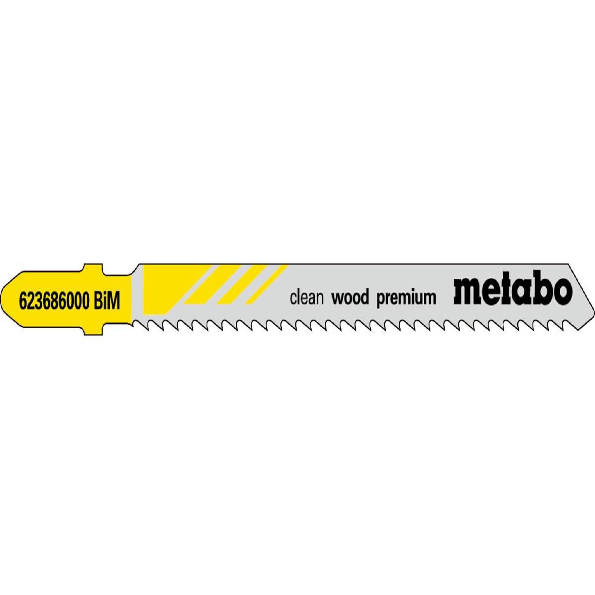 METABO SAS 5 Lames scie sauteuse 74/2,5 mm BiM pour scie sauteuse