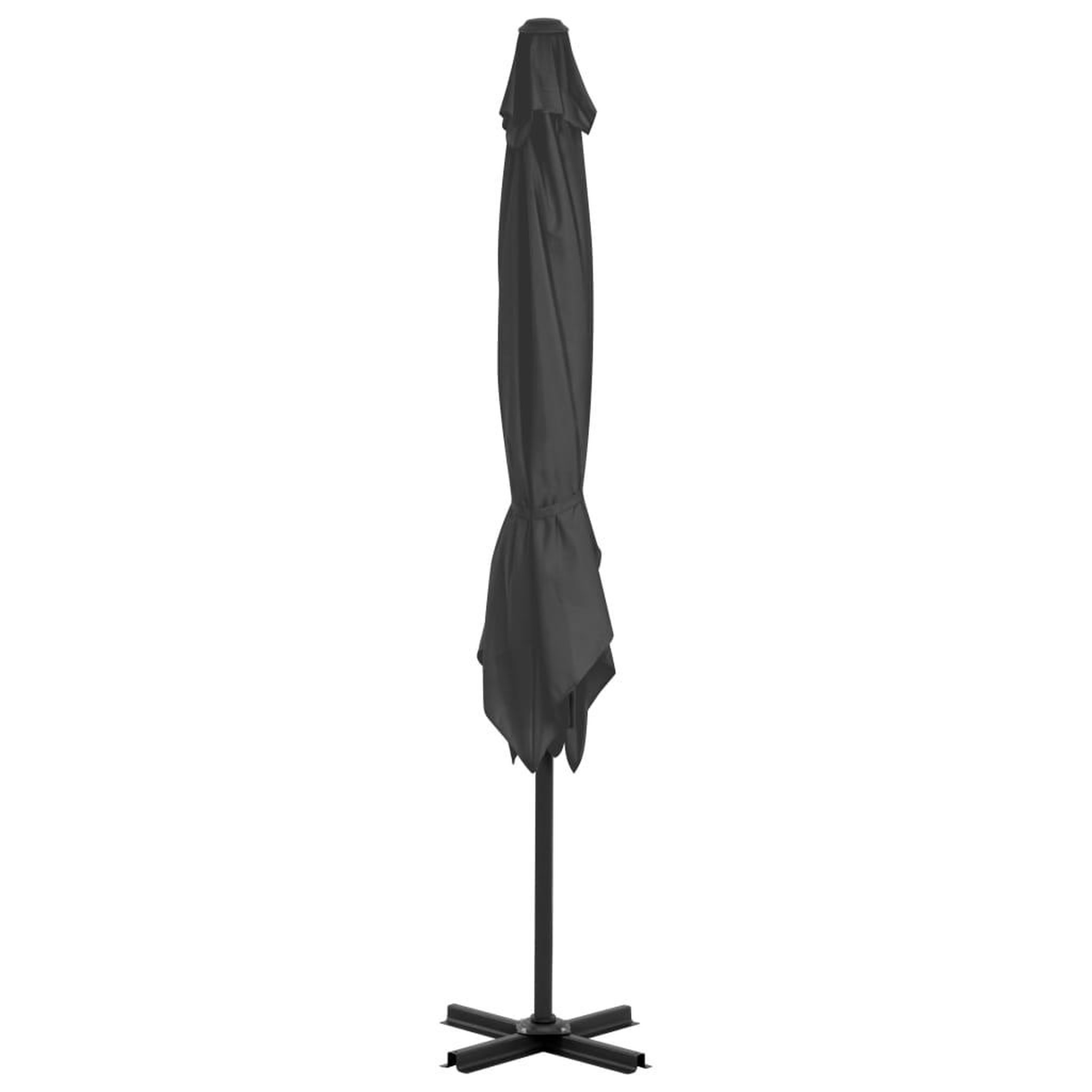 Voir la diapositive 3 : VIDAXL Parasol de jardin avec base portable anthracite