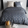 Voir la diapositive 2 : ATELIER DU COTON Housse de couette 260x240 PAON + 2 taies coton 57 fils