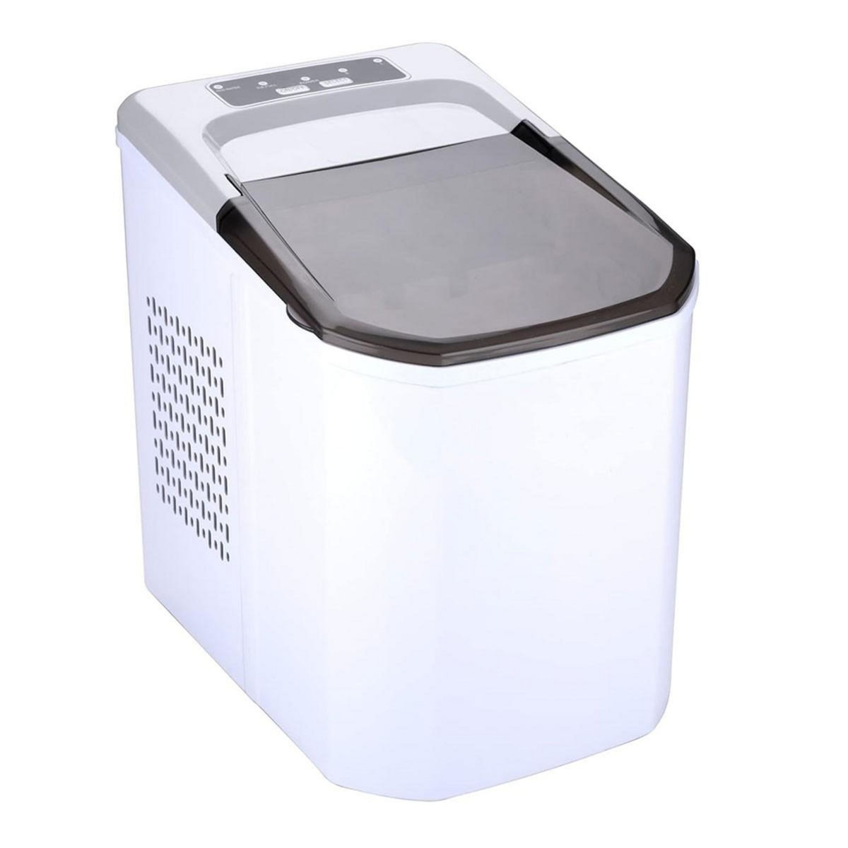 Alpina Machine à glaçons 112W Cycles de 9 glaçons 10 à 12 min 2 tailles Couvercle Transparent ALPINA