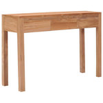 VIDAXL Table console 110x35x75 cm bois de teck solide