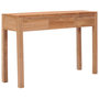 Voir la diapositive 1 : VIDAXL Table console 110x35x75 cm bois de teck solide