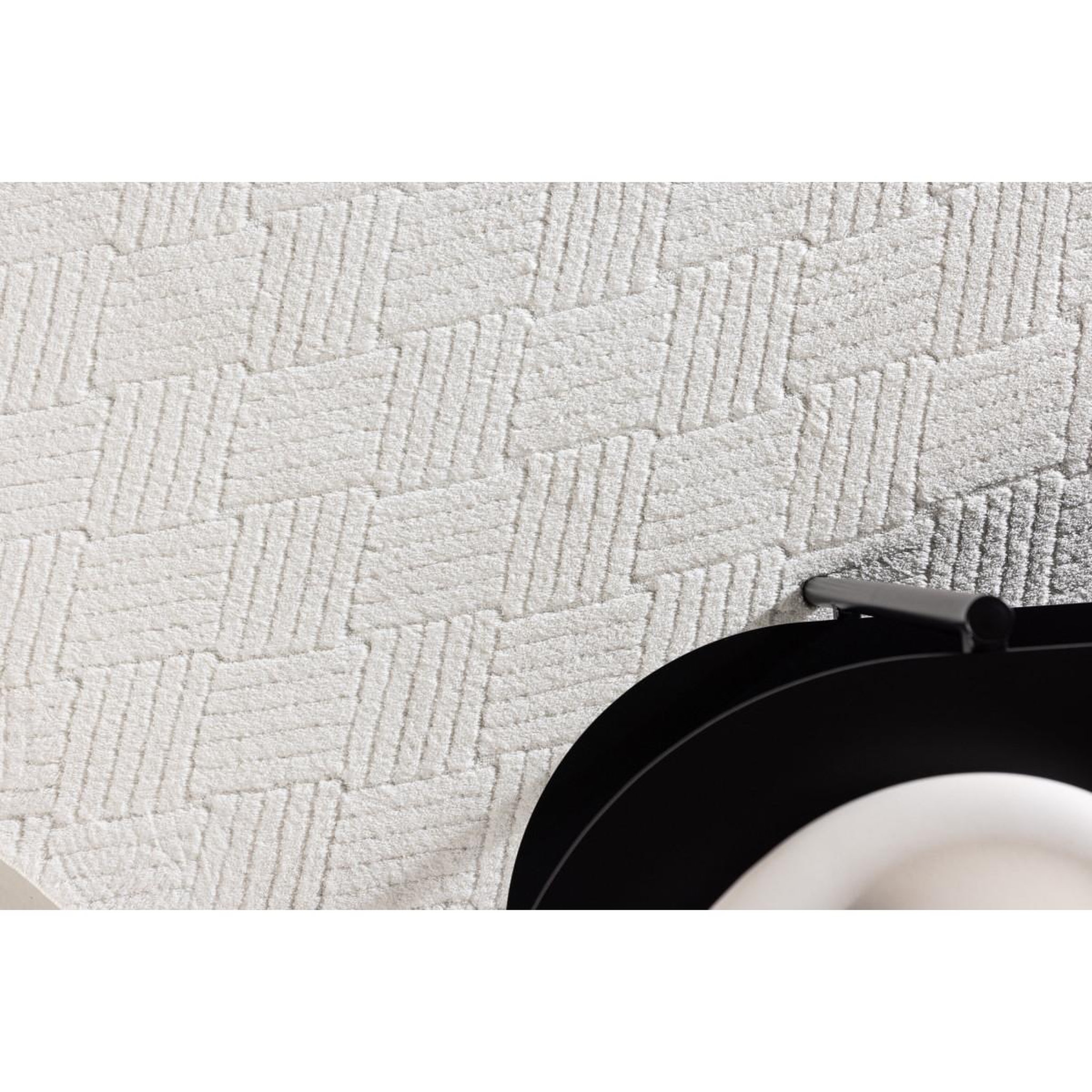 Voir la diapositive 6 : Paris Prix Tapis déco  todd  160x230cm blanc
