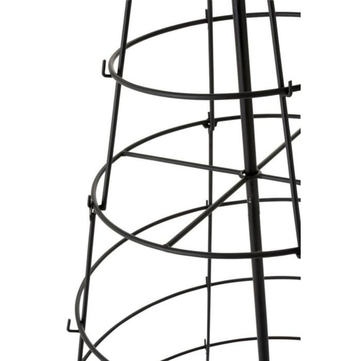 Paris Prix Statue Déco  Arbre de Noël 8 Niveaux  188cm Noir