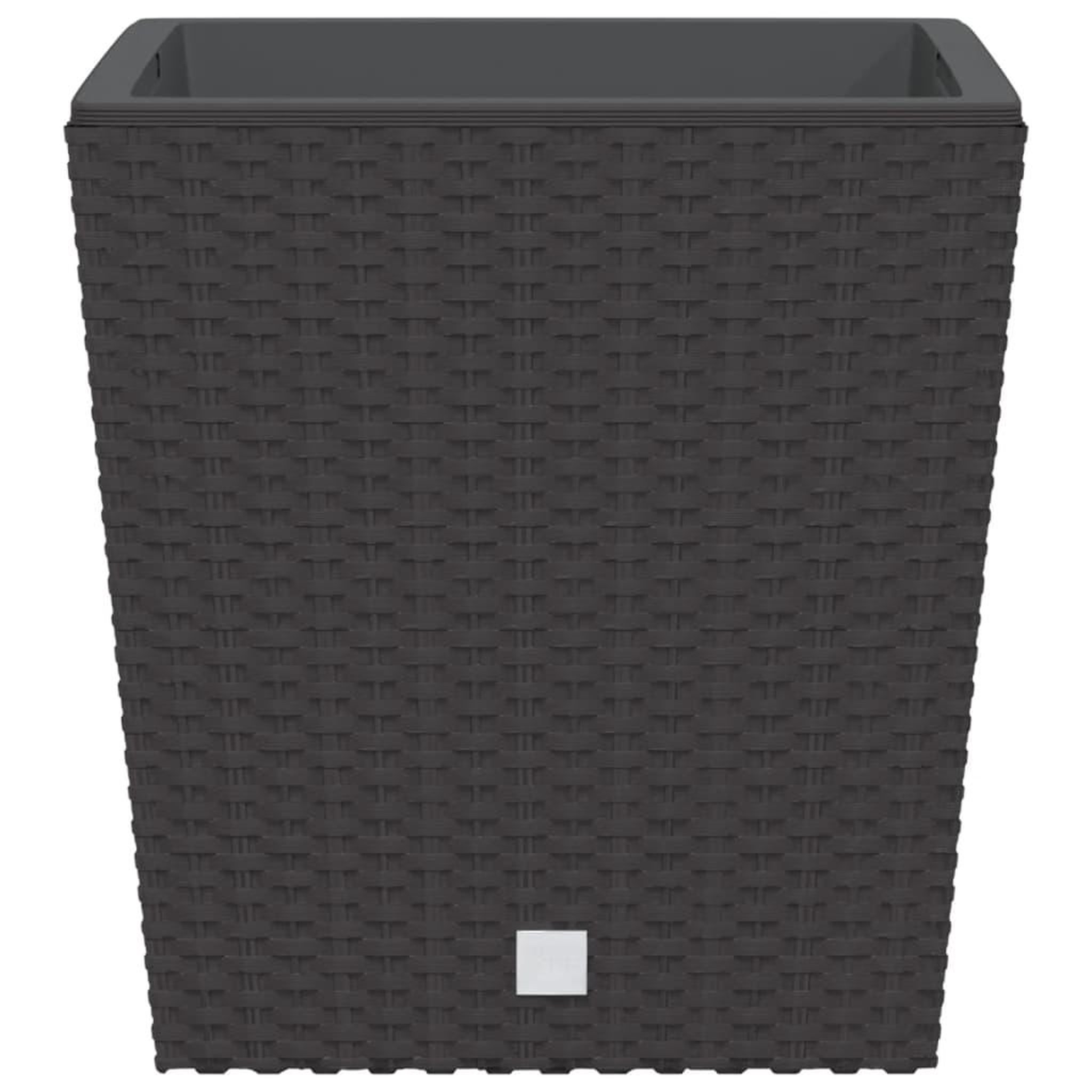 Voir la diapositive 4 : VIDAXL Jardiniere et interieur amovible marron 21 /32 L rotin PP