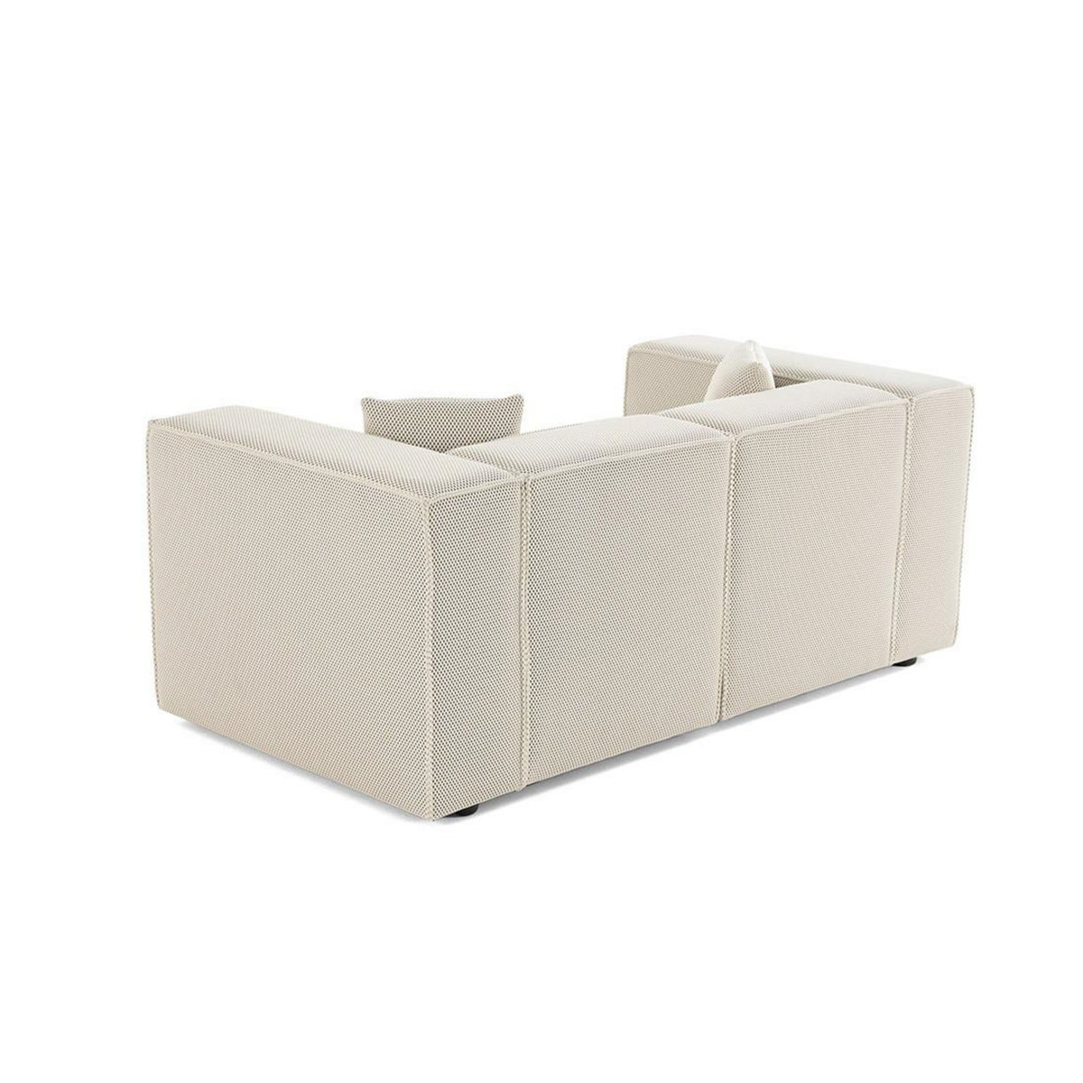 LISA DESIGN Arty - canapé modulable 2 places - en tissu mailles 3d