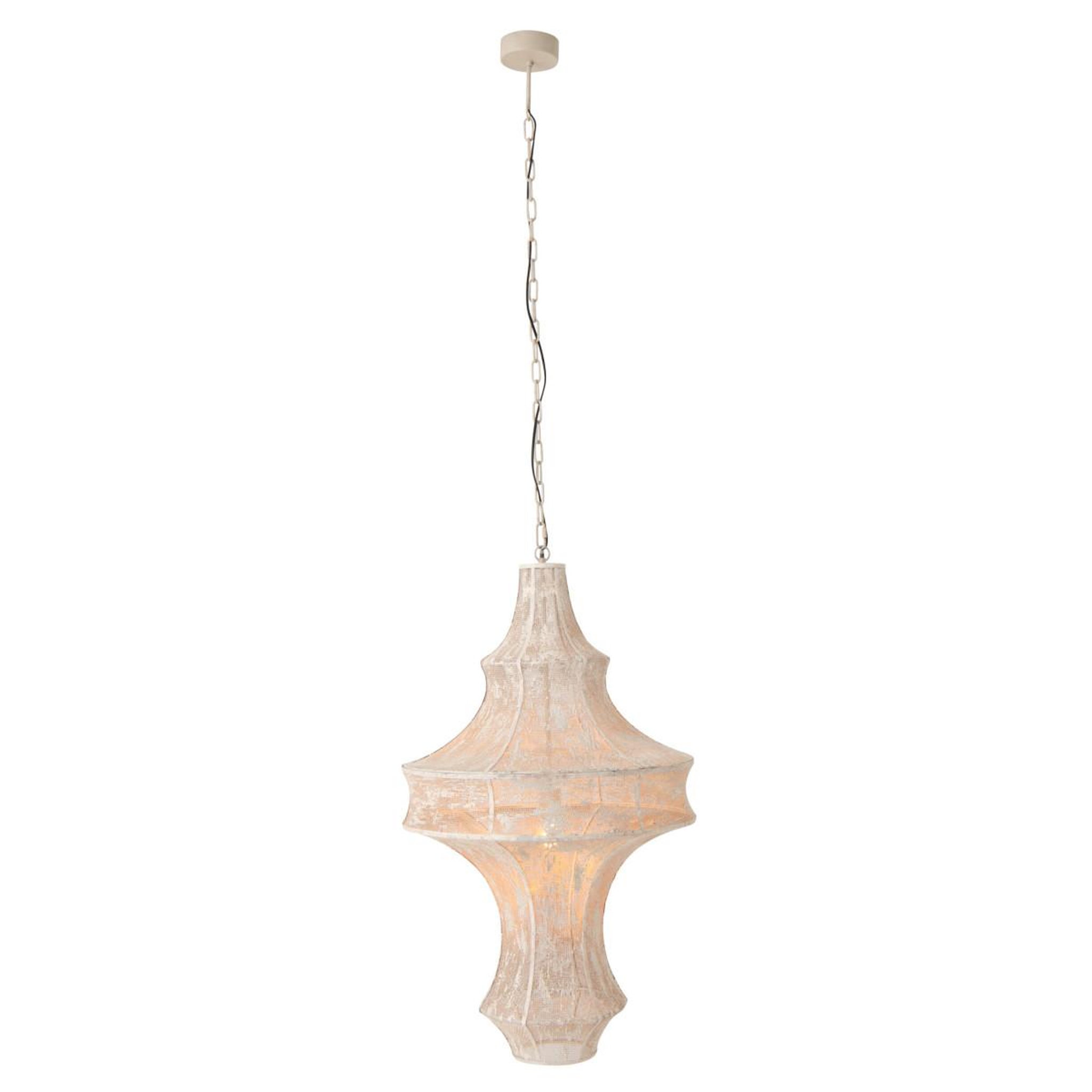 Voir la diapositive 2 : J-LINE Suspension en Métal  Oumi  206cm Blanc