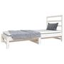 Voir la diapositive 3 : VIDAXL Lit coulissant sans matelas blanc 2x(90x190) cm