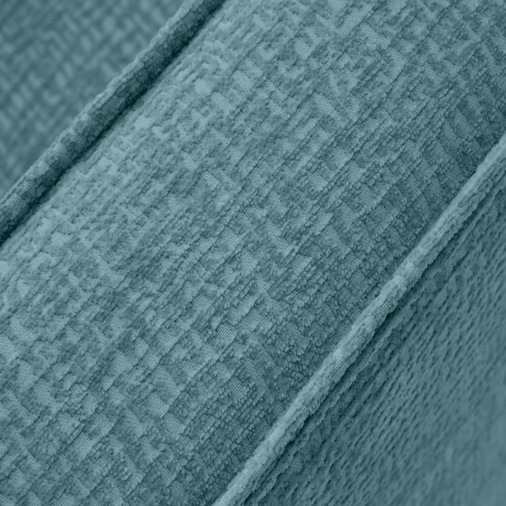 Voir la diapositive 4 : LISA DESIGN Jake - canapé d'angle droit 5 places convertible en tissu velours relief