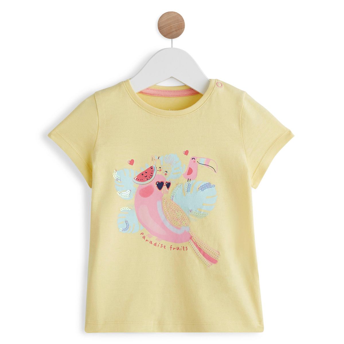 IN EXTENSO T-shirt manches courtes fruits bébé fille