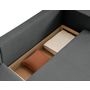 Voir la diapositive 4 : BEST MOBILIER Topaze - canapé d'angle réversible - 4 places - convertible avec coffre - en tissu bouclette