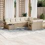 Voir la diapositive 1 : VIDAXL Salon de jardin avec coussins 10 pcs beige resine tressee