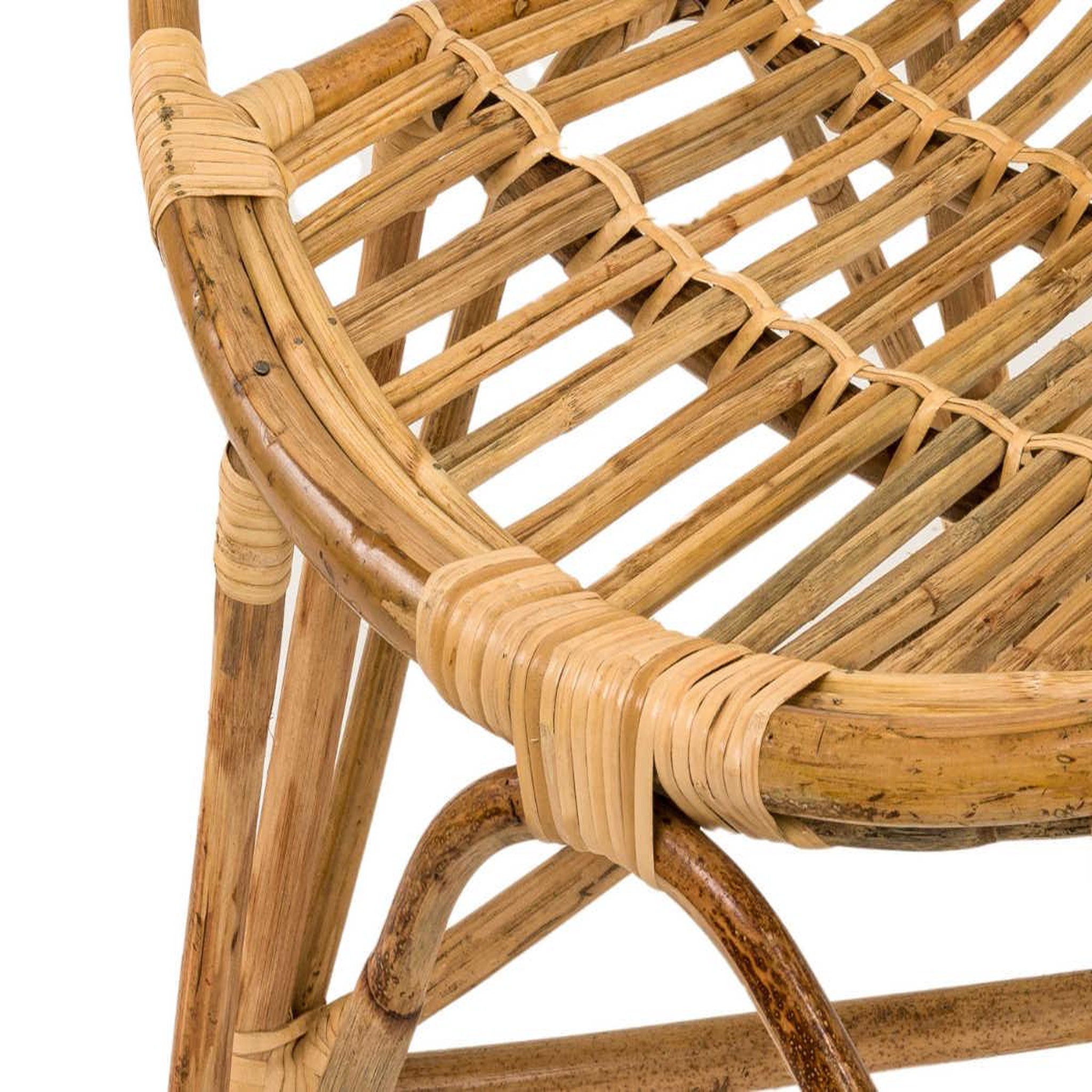 Voir la diapositive 4 : Jardiline Fauteuil de jardin rond en rotin tressée - jardiline