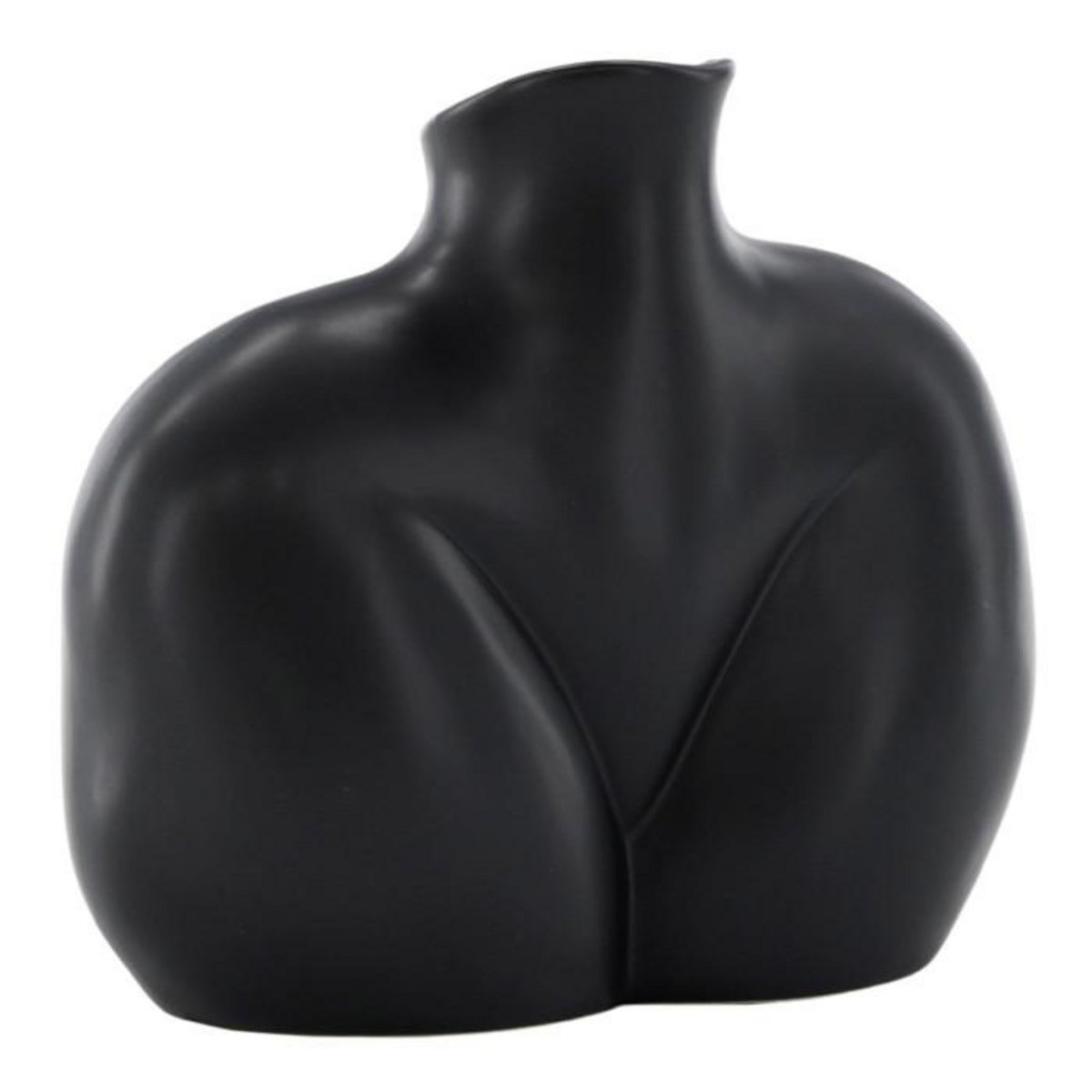 Paris Prix Vase Corps Féminin en Céramique  Harvey  17cm Noir