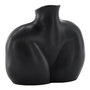 Voir la diapositive 1 : Paris Prix Vase Corps Féminin en Céramique  Harvey  17cm Noir