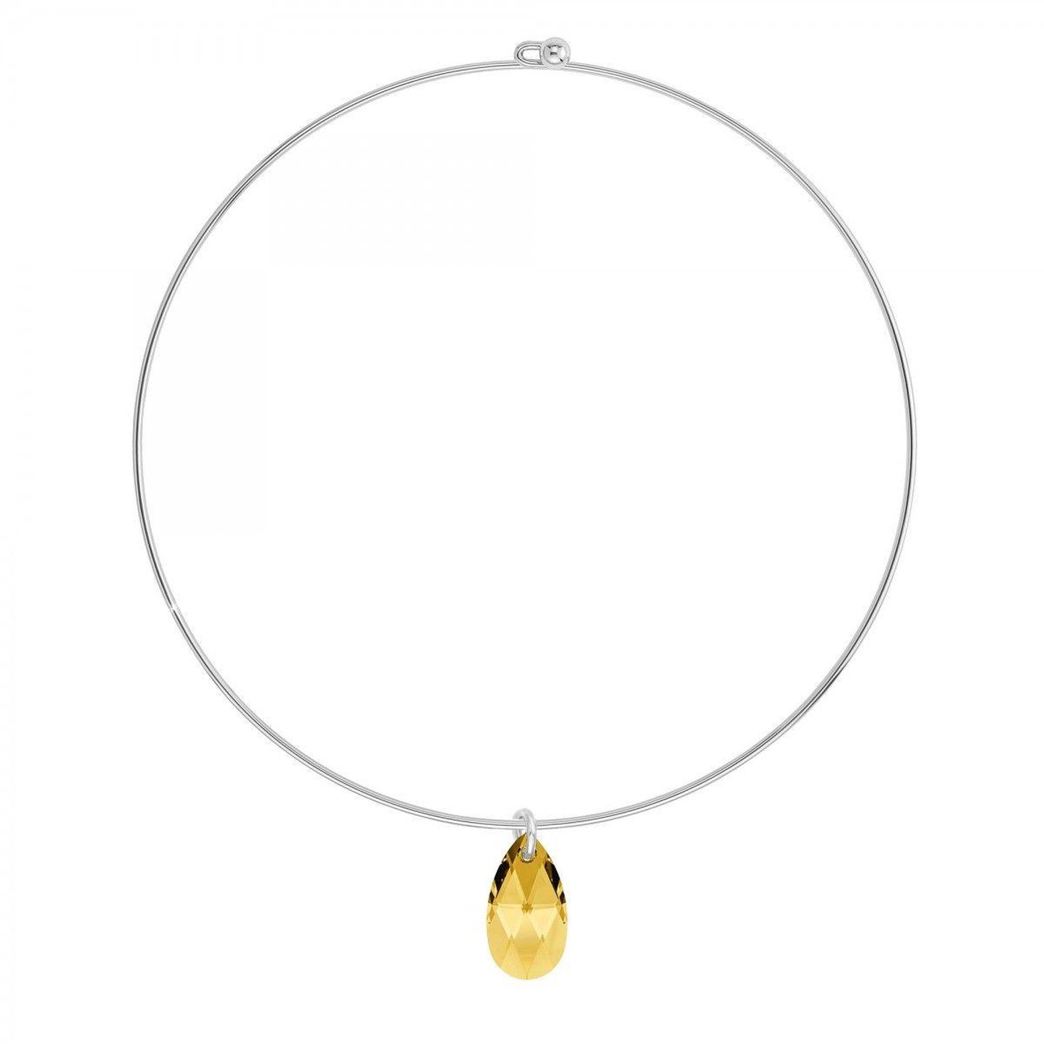 Voir la diapositive 3 : SC CRYSTAL Collier ras de cou orné de Cristaux scintillants