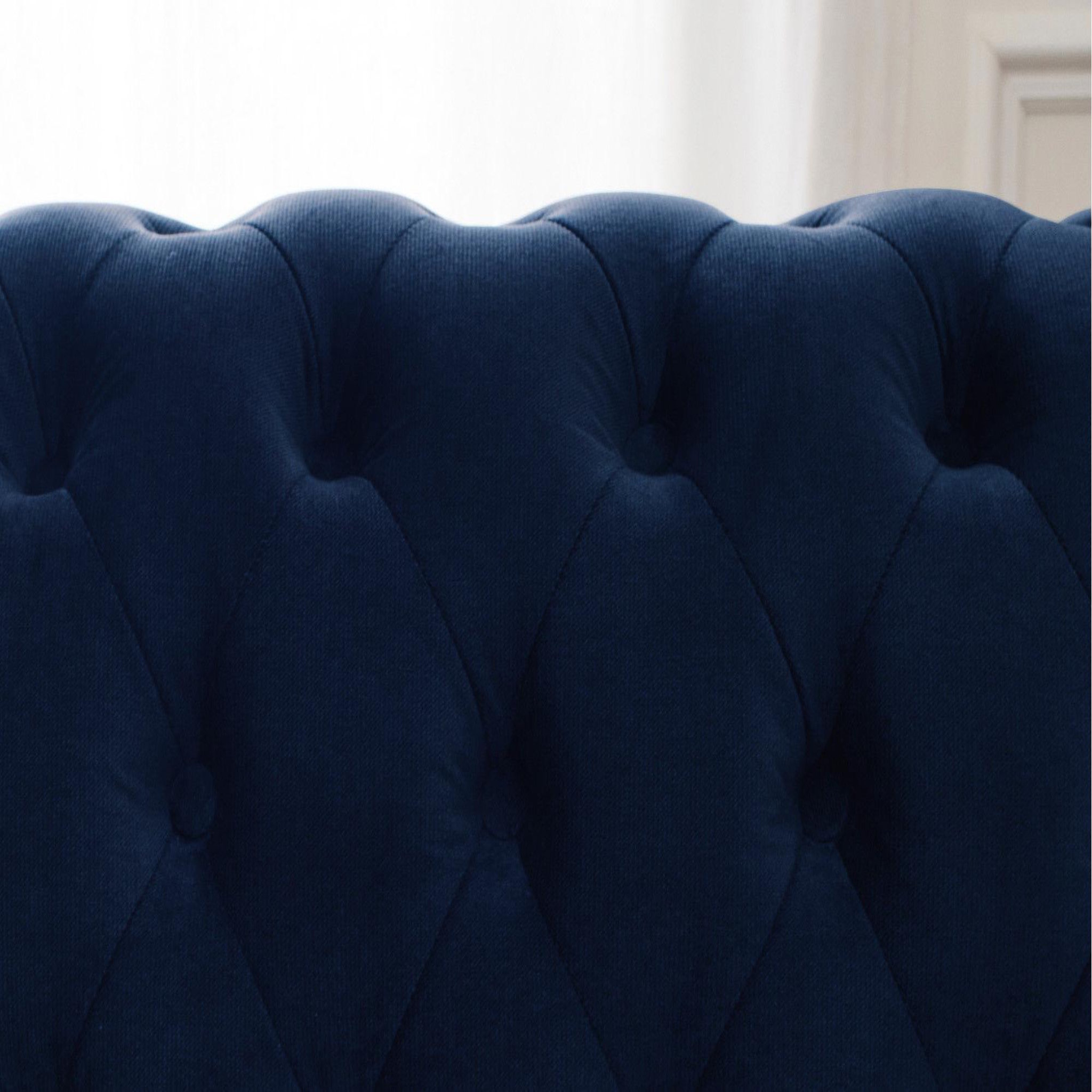 Voir la diapositive 4 : LISA DESIGN William - canapé chesterfield d'angle gauche - 4 places - en velours