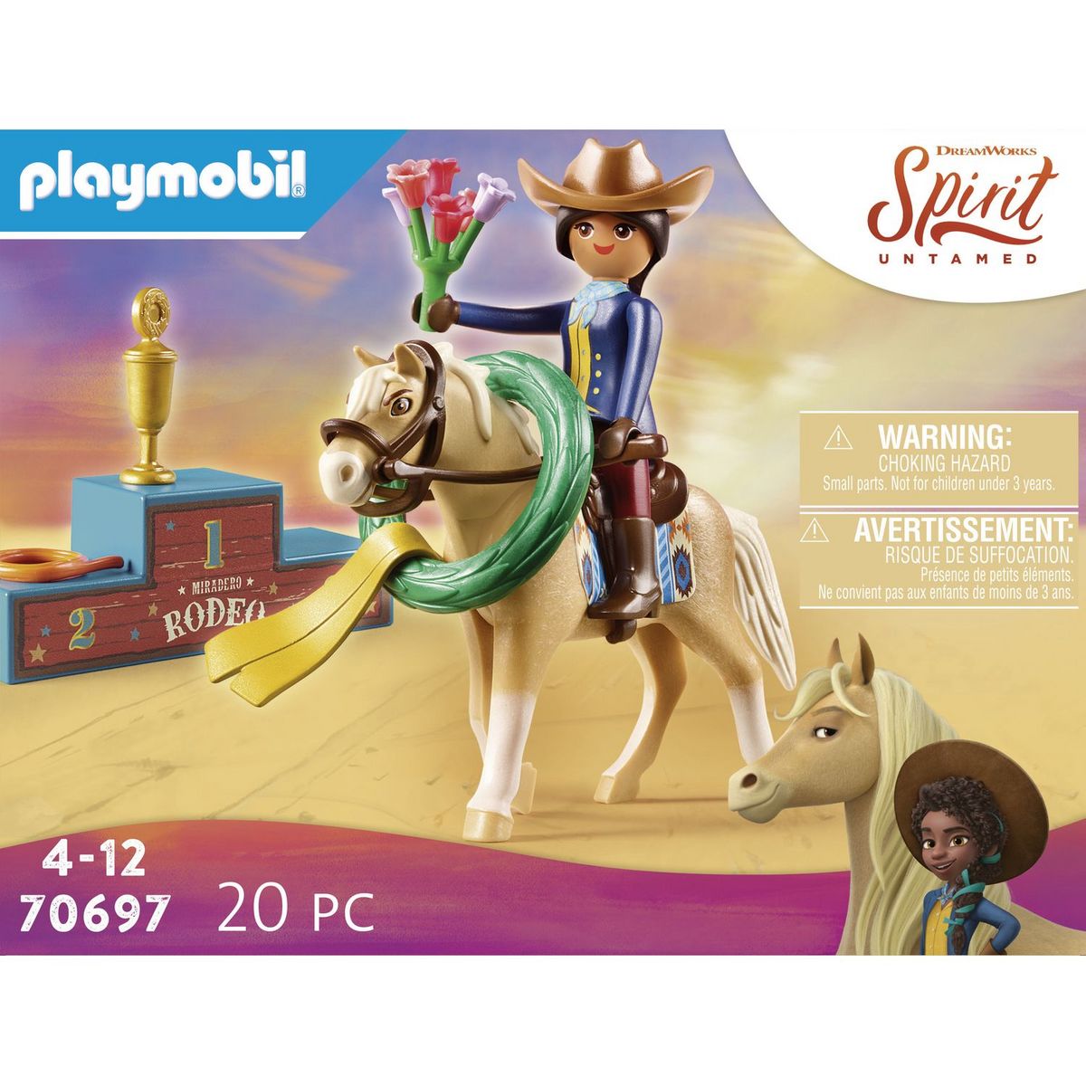 PLAYMOBIL 70697 Spirit UNTAMED - Rodéo Apo
