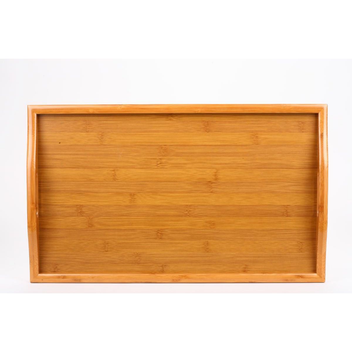 SECRET DE GOURMET Plateau petit déjeuner en bambou avec pieds - 51 x 38 cm