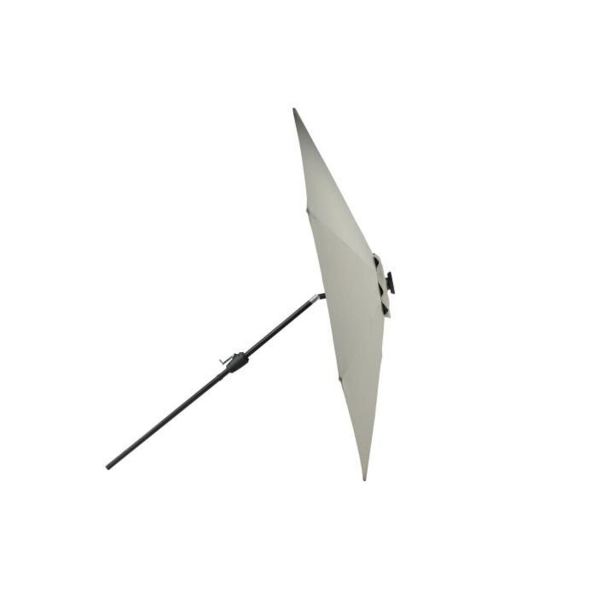 Paris Prix Parasol à LED  Sabal  270cm Gris