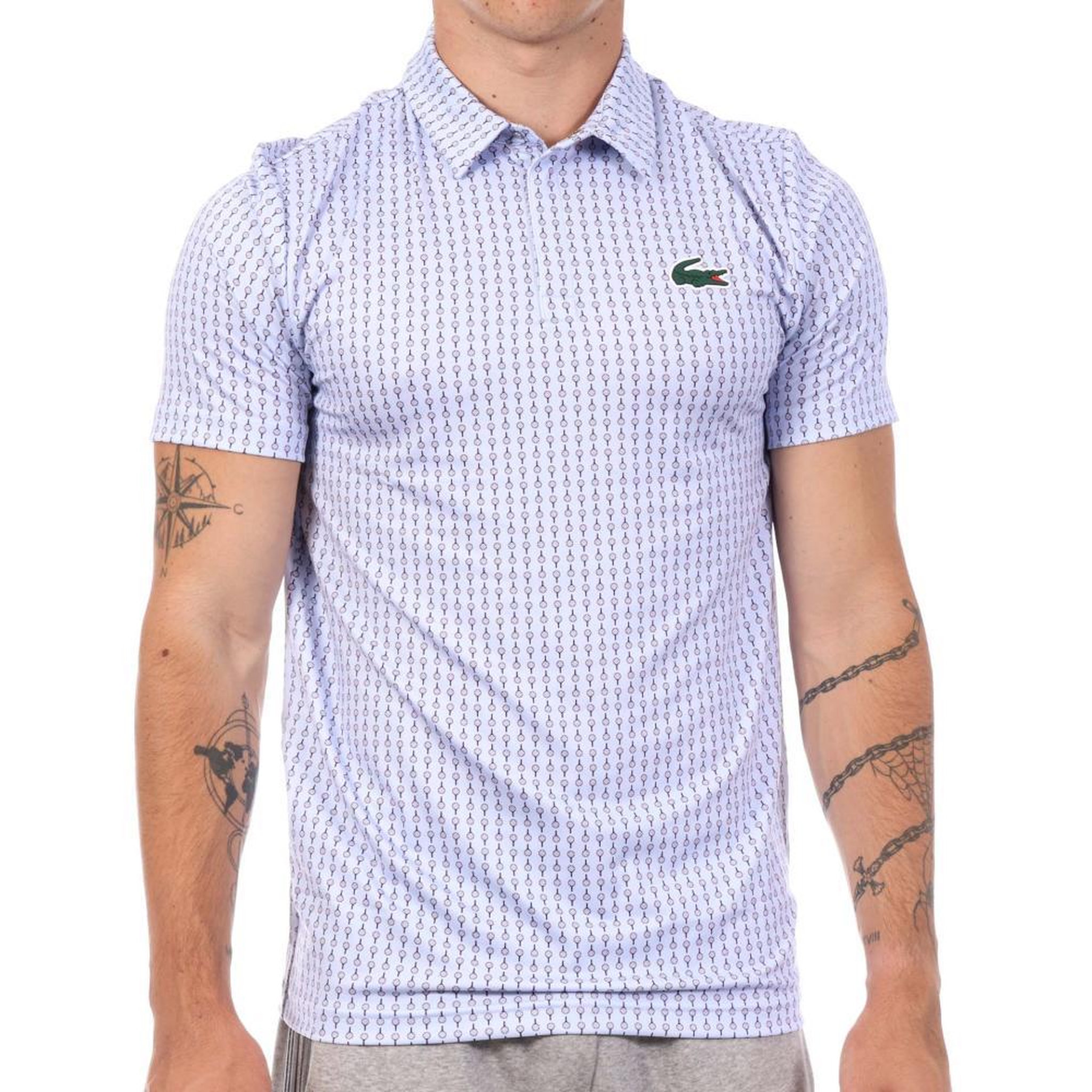 Lacoste Polo Bleu Clair Homme Lacoste DH5348. Coloris disponibles : Bleu