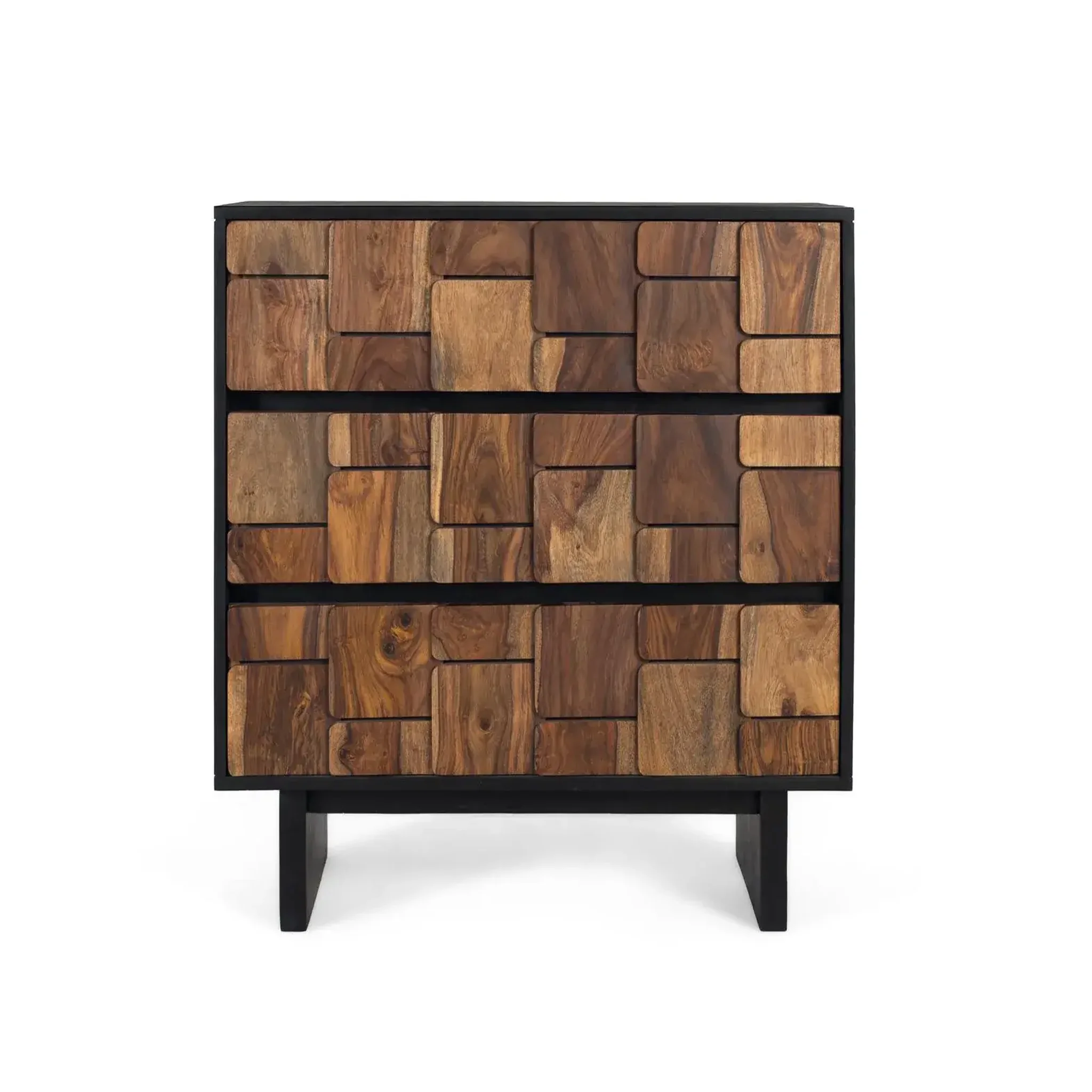 GINER Y COLOMER SL Commode en bois de manguier 82 cm style rustique ethnique moderne