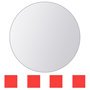 Voir la diapositive 3 : VIDAXL Carreau de miroir 8 pcs Rond Verre