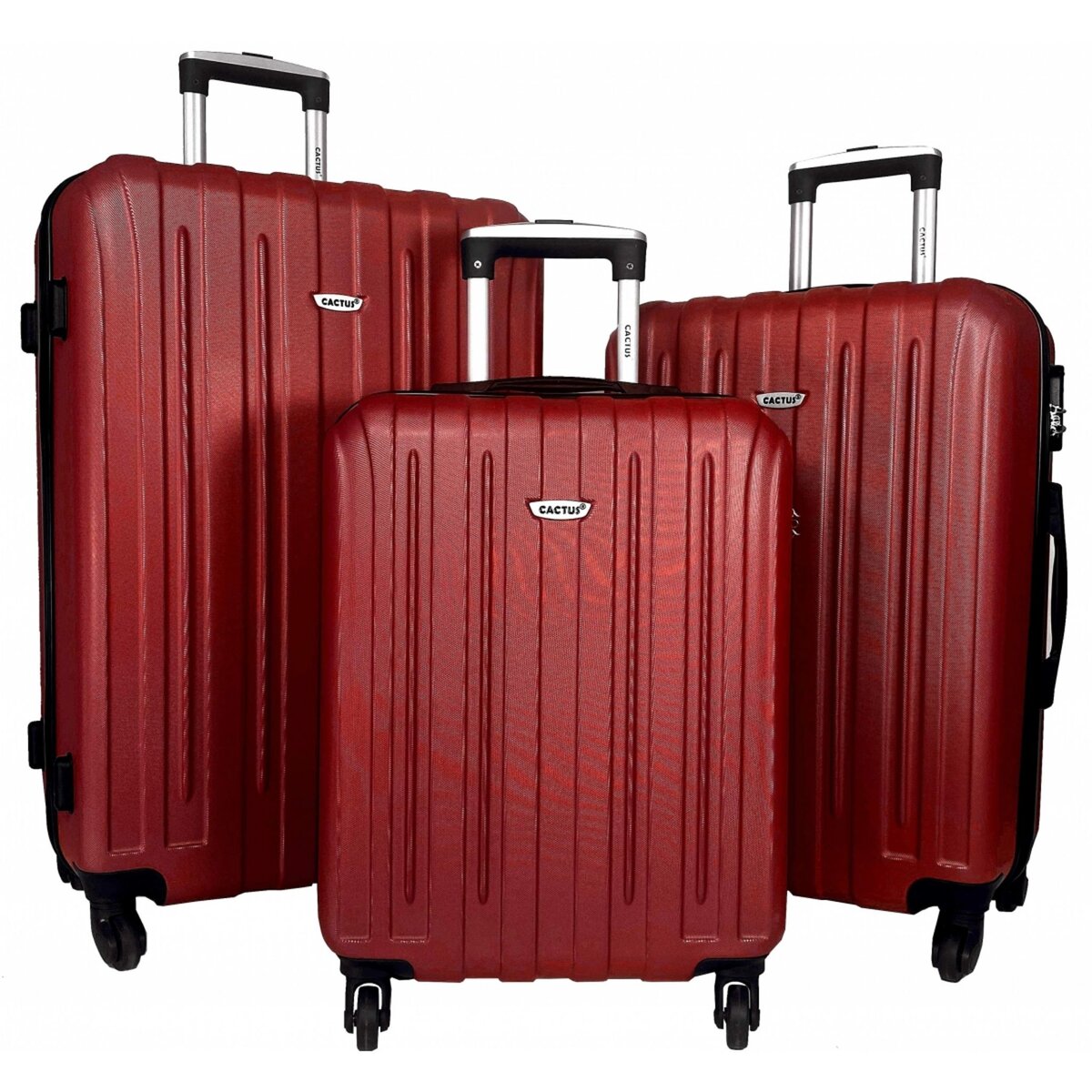 Lot 3 Valises Rigides dont 1 Valise Cabine ABS