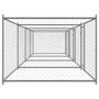 Voir la diapositive 5 : VIDAXL Cage pour chien avec portes gris 8x2x1,5 m acier galvanise