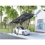 Voir la diapositive 2 : Habitat et Jardin Ombrière Carport solaire avec panneaux photovoltaïques - 366 x 575 x 366 cm - Gris - 4,1 kW
