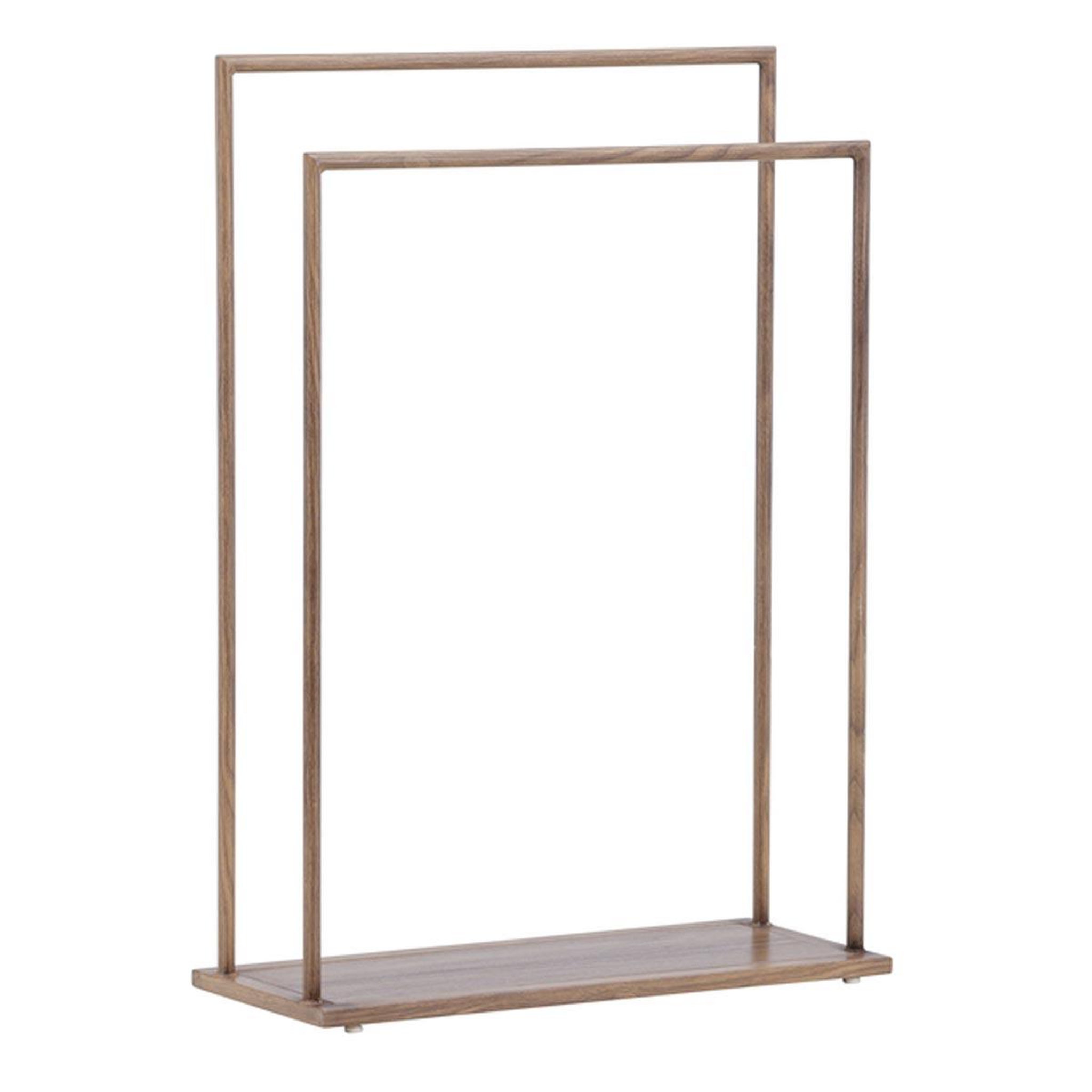 Paris Prix Portant à vêtements double  alva  100cm moka