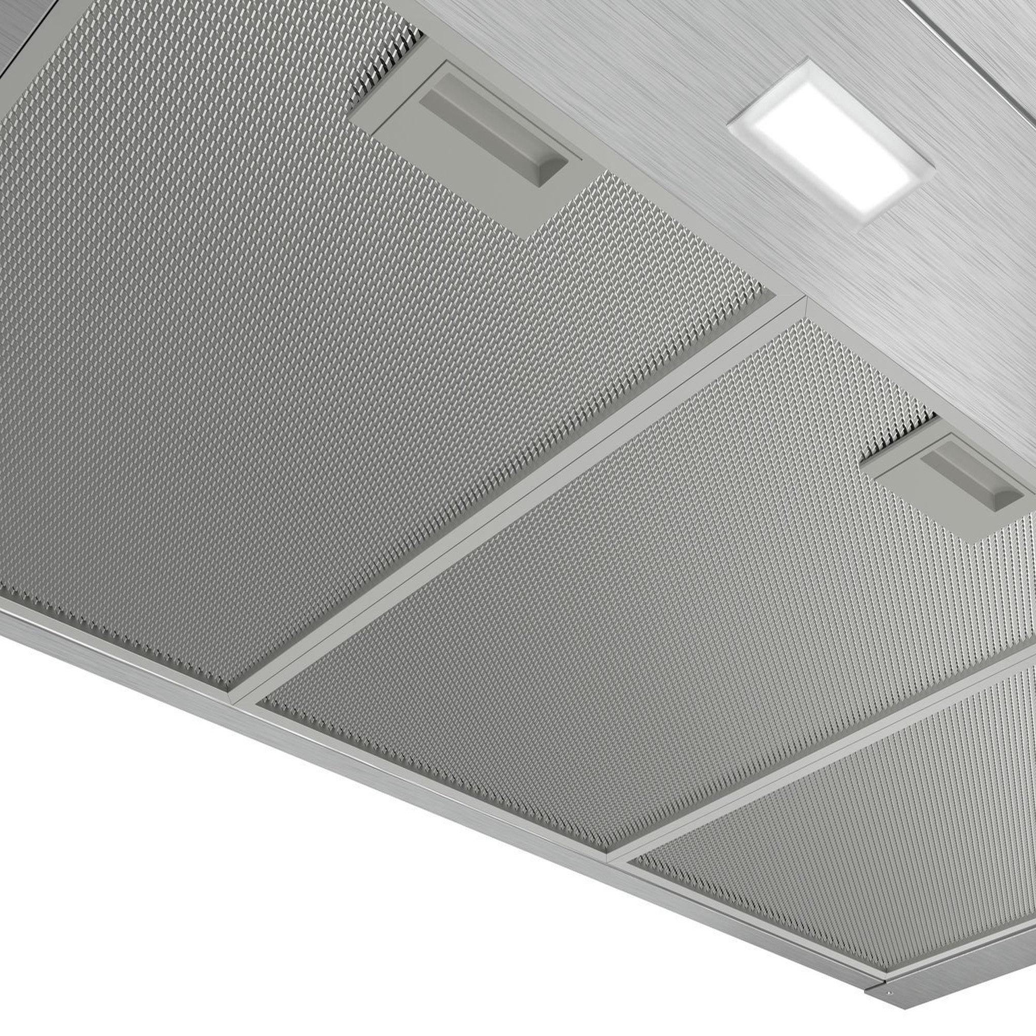 Voir la diapositive 5 : BOSCH Hotte décorative murale 90cm 64db 330m3/h inox - dwb94bc50