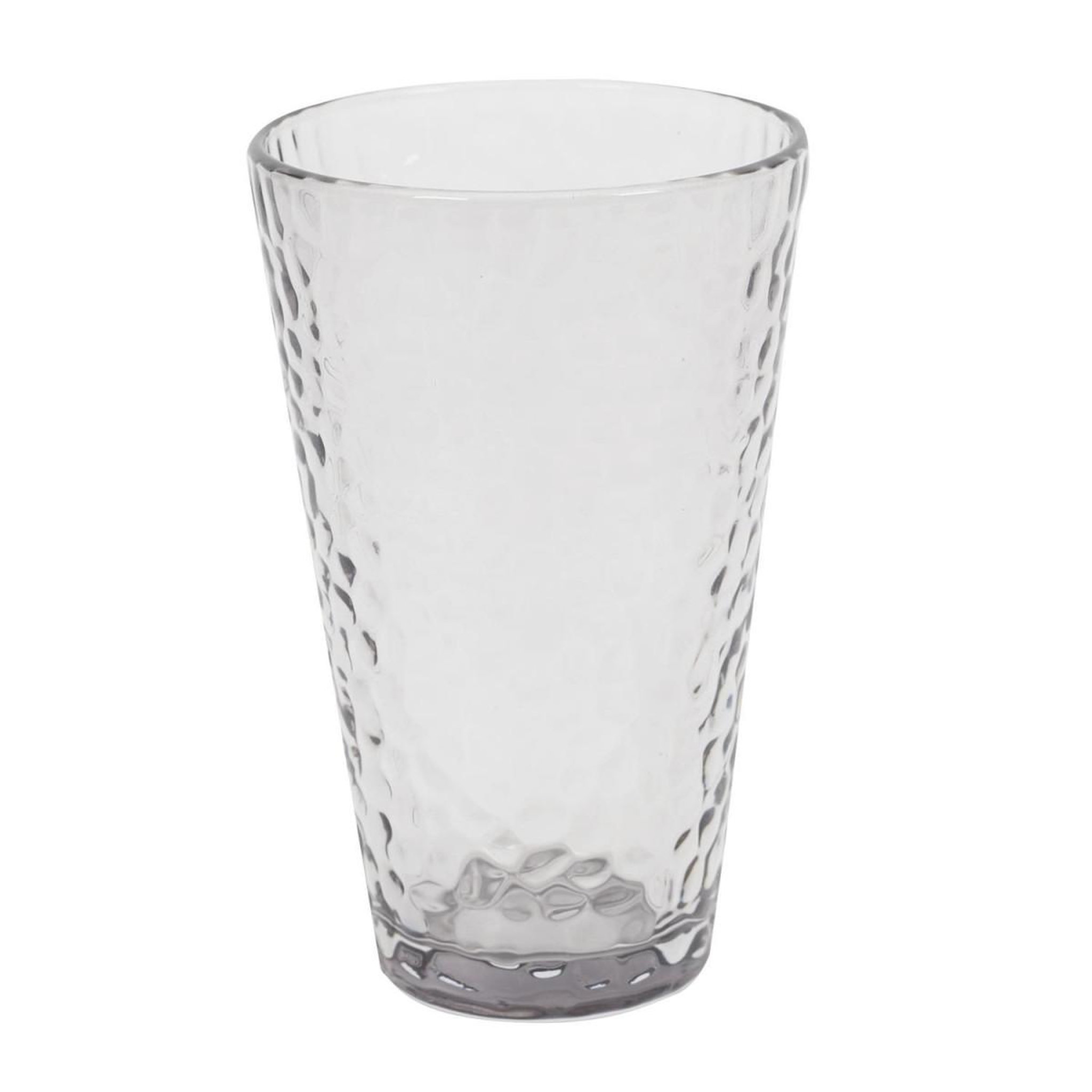 Voir la diapositive 2 : The Home Deco Factory Lot de 6 verres à eau  martelé  34cl gris irisé