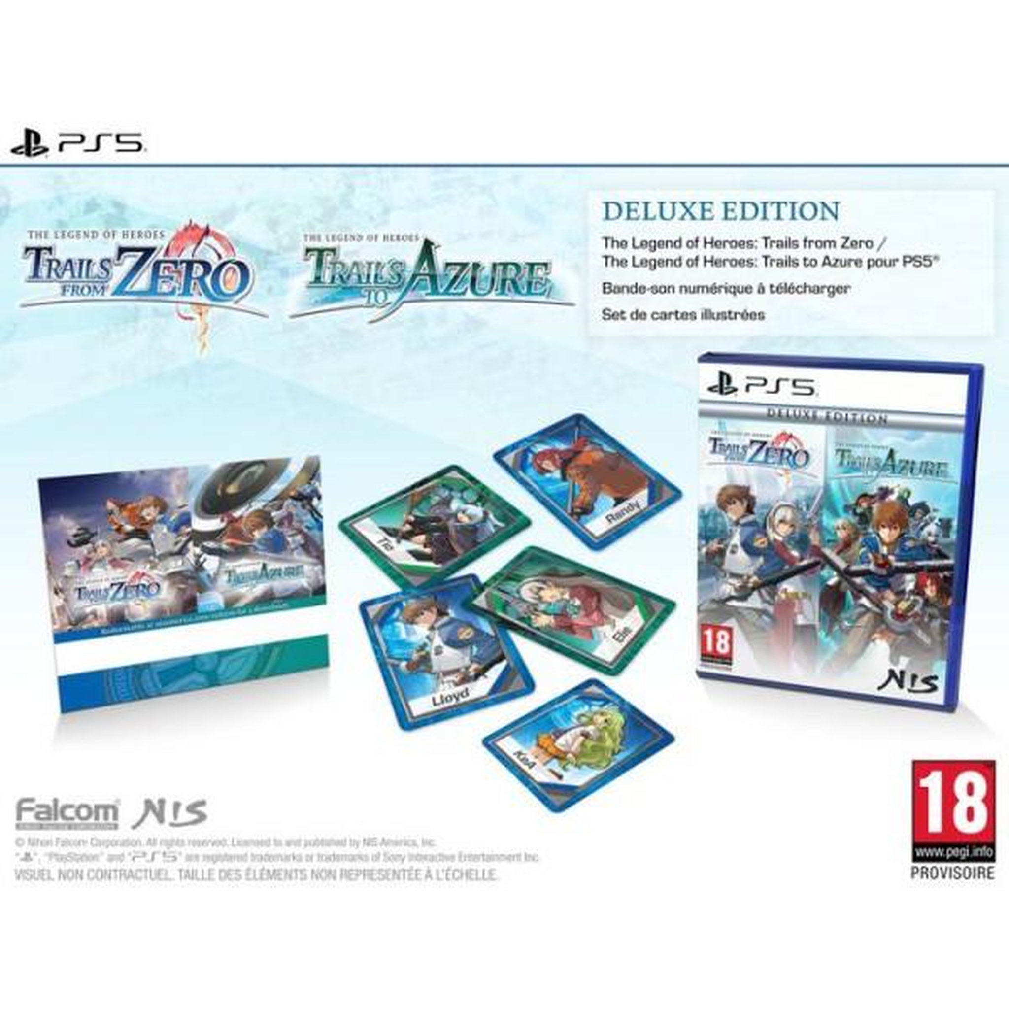 Voir la diapositive 2 : MICROIDS The Legends of Heroes: Trails from Zero + Trails to Azure Deluxe Edition – Jeu PS5