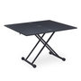 Voir la diapositive 2 : Paris Prix Table Basse Relevable  Higher  57-114cm Noir Carbone