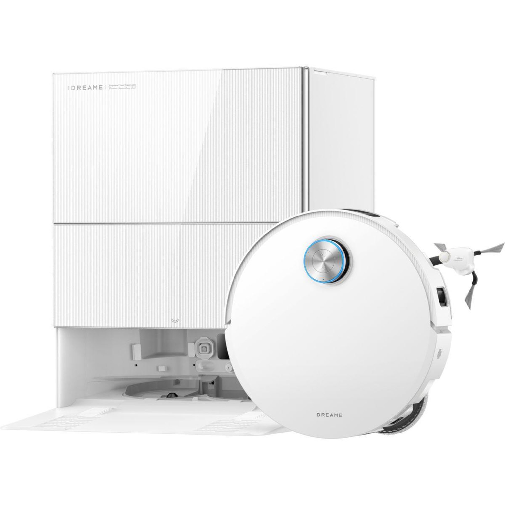 Voir la diapositive 2 : DREAME Robot aspirateur laveur x60 pro ultra blanc
